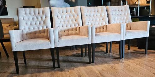 4 STUKS! EETKAMERSET VAN € 1799,- nu SET VOOR €479,-!!, Huis en Inrichting, Complete eetkamers, Ophalen