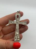 X577 Prachtige zilveren Ankh hanger, Sieraden, Tassen en Uiterlijk, Kettinghangers, Overige voorstellingen, Ophalen of Verzenden