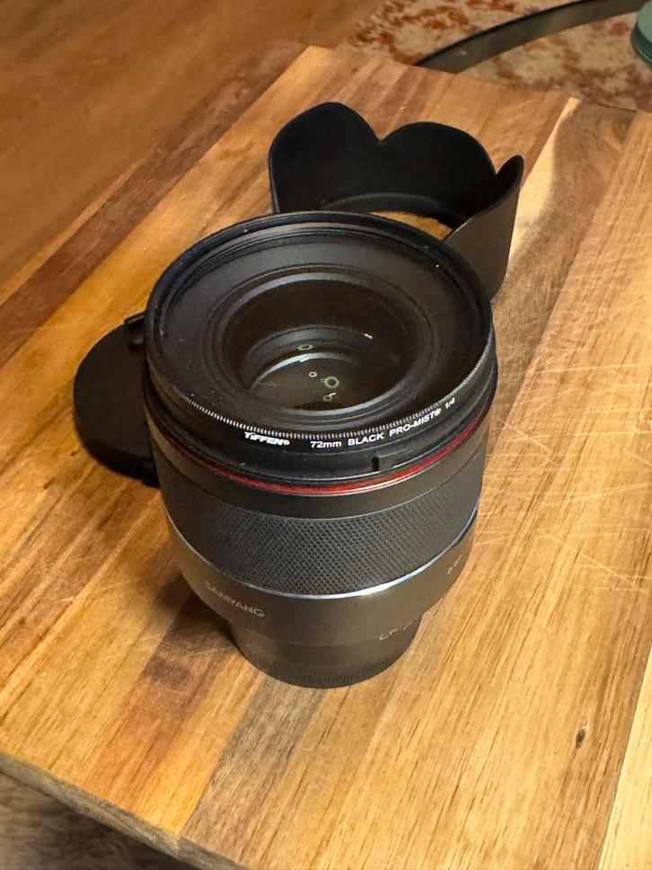 Samyang AF 50mm F1.4 FE2 + Tiffen Pro-Mist Filter, Audio, Tv en Foto, Fotografie | Lenzen en Objectieven, Zo goed als nieuw, Standaardlens