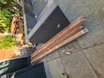 Palen hardhout azobe 2m 200cm lang 7x7cm dik - 15eu per paal, Tuin en Terras, Palen, Balken en Planken, Ophalen, Palen, Zo goed als nieuw