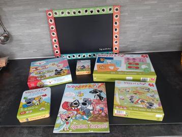 Woezel&Pip spellen kwartet krijtbord puzzel leren a-b-c p.st beschikbaar voor biedingen