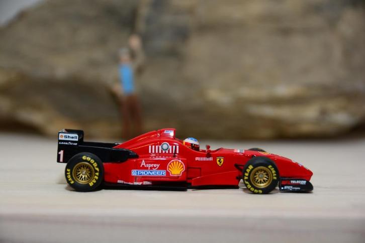 Ferrari F310 #1 Michael Schumacher F1 1996, Hobby en Vrije tijd, Modelauto's | 1:43, Zo goed als nieuw, Auto, Overige merken, Verzenden