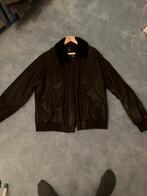 GANT 2XL Lederen bruine jack, Kleding | Heren, Grote Maten, Ophalen of Verzenden, Zo goed als nieuw, Bruin, Jas of Mantel