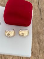 14 karaat gouden oorbellen, wit en geel goud, Ophalen of Verzenden, Nieuw, Goud, Goud
