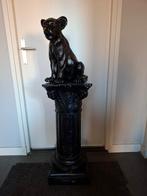 Zuil met panterbeeld - 1 meter hoog, Huis en Inrichting, Woonaccessoires | Zuilen en Pilaren, Ophalen of Verzenden, Gebruikt