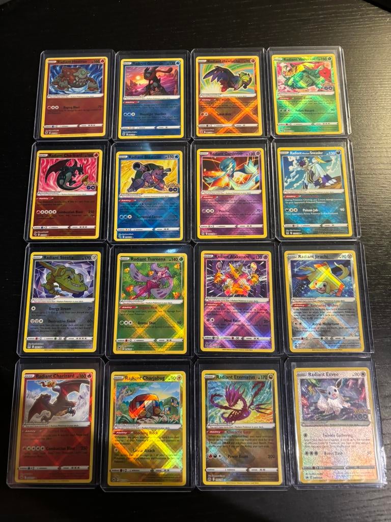 Pokémon Kaarten Radiant, Ophalen of Verzenden, Zo goed als nieuw, Meerdere kaarten