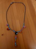 Ketting met roosjes en strass steentjes, Ophalen of Verzenden, Zo goed als nieuw