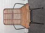 Eetkamerstoel riet rotan, Huis en Inrichting, Stoelen, Ophalen, Gebruikt, Bruin, Riet of Rotan