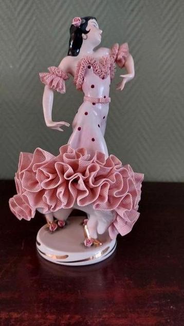 Prachtige Spaanse danseres 22cm izgs Dresden Thuringen  beschikbaar voor biedingen