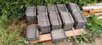 104 stuks Tuile du Nord Koramic Gesmoord, Ophalen, Steen of Klei, Blauw, Nieuw