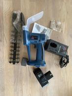 Accu gras-/struikschaar Top Craft in koffer, Ophalen of Verzenden, Gebruikt