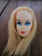 Vintage barbie poppen hoofdje, Fashion Doll, Gebruikt, Ophalen of Verzenden