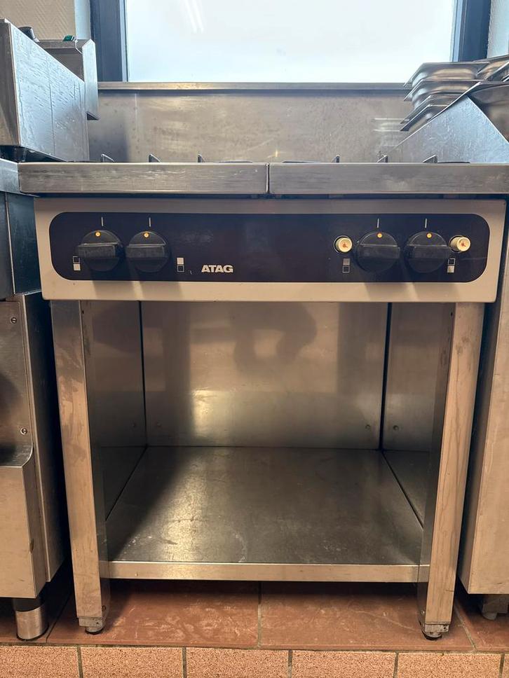 ATAG fornuis grootkeuken, Zakelijke goederen, Horeca | Keukenapparatuur, Fornuis, Frituur en Grillen, Gebruikt, Ophalen
