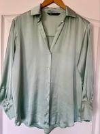 ZARA BLOUSE MT: XS mint groen, Kleding | Dames, Blouses en Tunieken, Ophalen of Verzenden, Gedragen, Maat 34 (XS) of kleiner, Groen