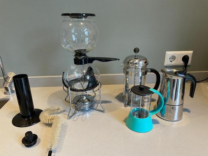 Bodum vacuum koffie zetter Pebo en cafetieres, Witgoed en Apparatuur, Koffiezetapparaten, Zo goed als nieuw, Gemalen koffie, Overige modellen