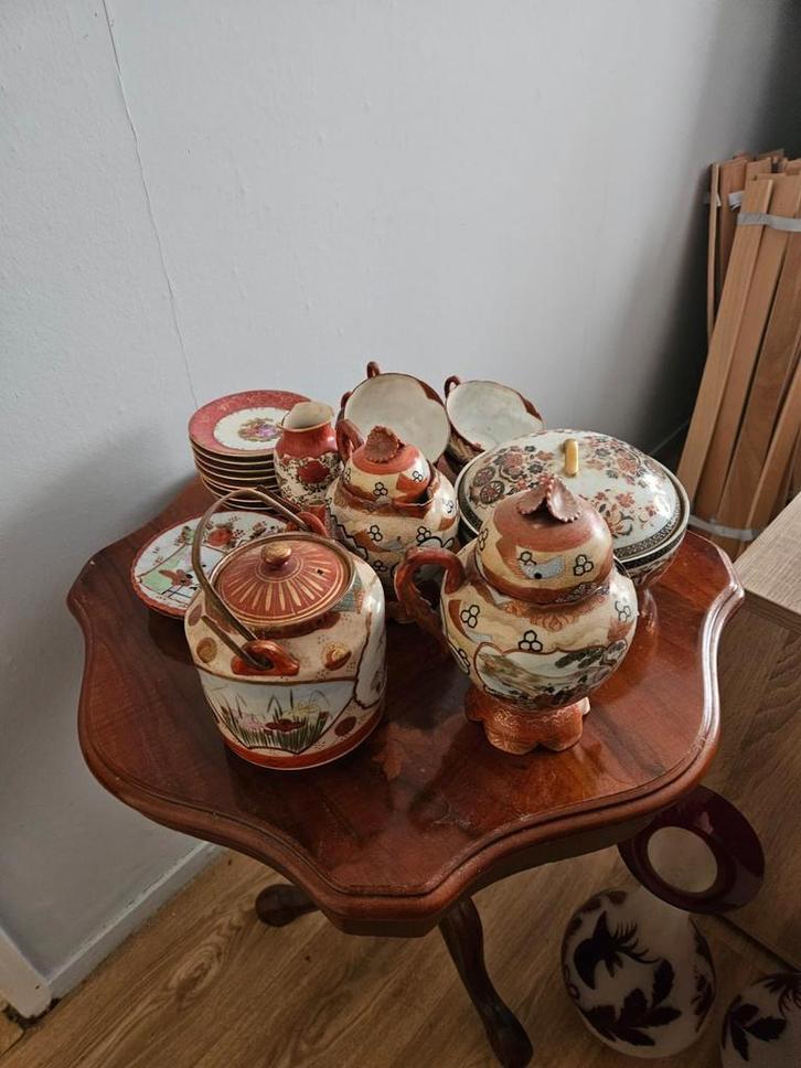 Antiek theeservies - Japans Imari, Antiek en Kunst, Antiek | Keramiek en Aardewerk, Ophalen