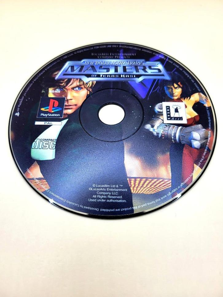Star Wars: Masters of Teräs Käsi (Disc Only) - PS1, Spelcomputers en Games, Games | Sony PlayStation 1, Zo goed als nieuw, Avontuur en Actie