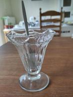 IJscoupes met lepel, Ophalen, Gebruikt, Overige typen, Glas