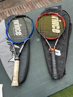 Twee Prince tennisrackets met tas, Gebruikt, Prince, Ophalen of Verzenden, L0