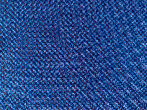 BYBORRE restant meubelstoffen Alex Blue: (konings)blauw+rood, Hobby en Vrije tijd, Stoffen en Lappen, Nieuw, Wol, 120 cm of meer