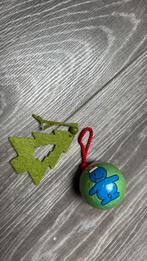 2 kerstballen hangers kerstboom, Diversen, Kerst, Ophalen of Verzenden, Zo goed als nieuw