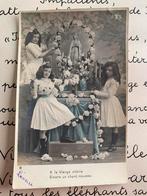 1904 Meisjes met lang haar bij Mariabeeld (FR), Verzamelen, Ansichtkaarten | Themakaarten, Ophalen of Verzenden, Voor 1920, Gelopen
