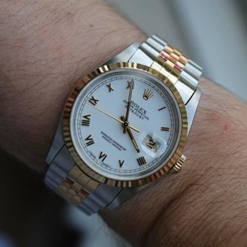 Rolex Datejust 36mm – Ref. 16233 – Witte Romeinse dial beschikbaar voor biedingen