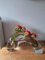 2 Design glasobjecten, Ophalen of Verzenden