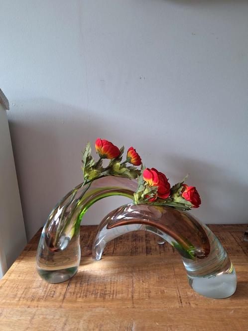 2 Design glasobjecten, Antiek en Kunst, Kunst | Designobjecten, Ophalen of Verzenden