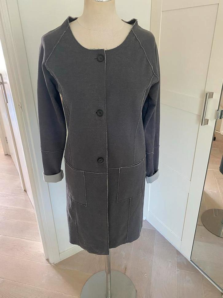 Sylver Grijze Vest Maat 38, Kleding | Dames, Jurken, Zo goed als nieuw, Maat 38/40 (M), Grijs, Knielengte, Ophalen of Verzenden