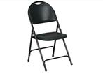 Klapstoel zwart huren Handig & comfortabel €2,50, Huis en Inrichting, Stoelen, Ophalen of Verzenden, Zo goed als nieuw, Zwart