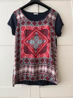 Bien Bleu korte mouw t-shirt met leuke print, Blauw, Ophalen of Verzenden, Zo goed als nieuw, Korte mouw