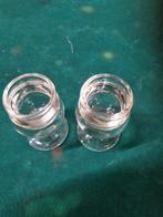 borrel druppel glaasjes kristal glas, Verzamelen, Glas en Borrelglaasjes, Ophalen of Verzenden, 'T Olde Gre-j, Info@toldegrej.nl