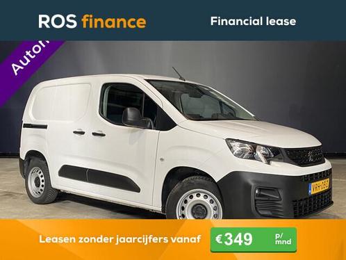 Peugeot Partner 1.5 BlueHDI 131pk Automaat L1H1 Euro6 Fabrie, Auto's, Bestelauto's, Bedrijf, Lease, Financial lease, ABS, Airconditioning