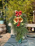 Vintage kerstdeco kersttak 8 lampjes deurdecoratie kerst, Ophalen of Verzenden, Gebruikt