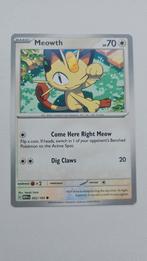 Pokemonkaarten 151 serie meowth 52/165, Hobby en Vrije tijd, Verzamelkaartspellen | Pokémon, Nieuw, Ophalen of Verzenden, Losse kaart