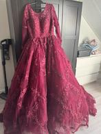 Bordeauxrode henna jurk maat 36/38, Kleding | Dames, Trouwkleding en Trouwaccessoires, Ophalen, Zo goed als nieuw, Rood, Trouwjurk
