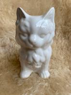 Vintage porseleinen bloempot kat/poes, Ophalen of Verzenden, Huis en Inrichting