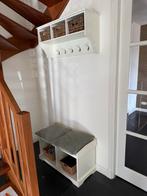 Kapstok met bankje en mandjes, Wandkapstok, Gebruikt, Ophalen of Verzenden, Minder dan 100 cm