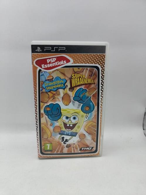 Spongebob squarepants super wraaknemer PSP, Spelcomputers en Games, Games | Sony PlayStation Portable, Zo goed als nieuw, Racen en Vliegen