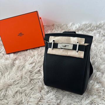 Hermes hac sac a dos PM zwart leder noir rugtas schoudertas beschikbaar voor biedingen
