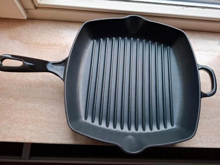 Gietijzeren grillpan Royal van Kempen & Begeer, Huis en Inrichting, Keuken | Potten en Pannen, Nieuw, Koekenpan of Braadpan, Gietijzer
