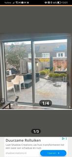 Aluminium schuifpui als nieuw, Ophalen, 225 cm of meer, Zo goed als nieuw, Schuifpui