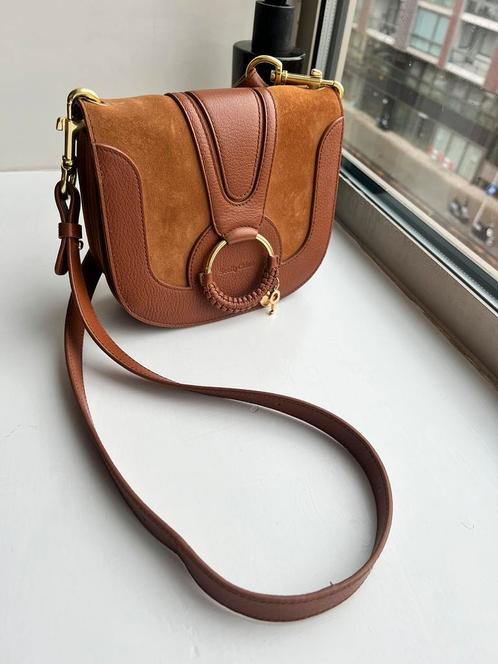 See by Chloe - Hana crossbody tas suede, Sieraden, Tassen en Uiterlijk, Tassen | Damestassen, Zo goed als nieuw, Schoudertasje