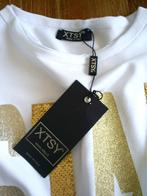 NIEUW __ witte XTSY top __ met 3 kwart mouw mt. L, Kleding | Dames, Tops, XTSY, Wit, Maat 42/44 (L), Nieuw