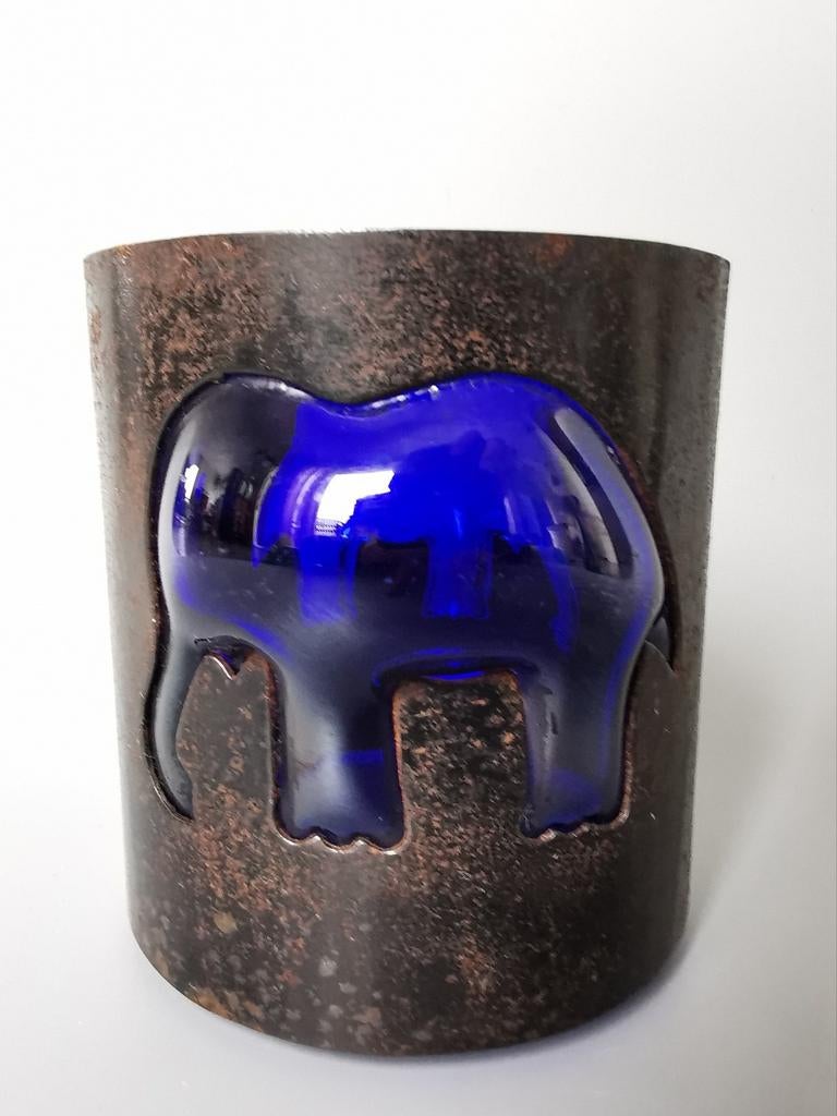 Nanny stilll glass ? Olifant glas retro vintage Mid Century, Antiek en Kunst, Verzenden