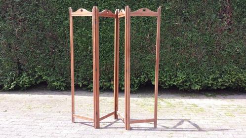 Kamerscherm van hout, 4! delig, antiek, vintage, roomdivider, Antiek en Kunst, Curiosa en Brocante, Ophalen