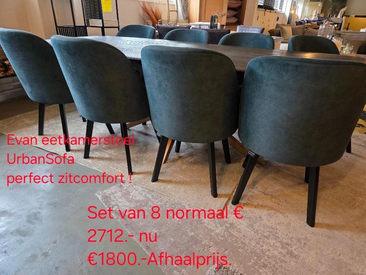 Grote collectie eetkamerstoelen ook UrbanSofa, Huis en Inrichting, Stoelen, Nieuw, Vijf, Zes of meer stoelen, Ophalen of Verzenden