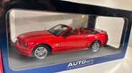Ford mustang gt convertible red autoart 1.18, Hobby en Vrije tijd, Modelauto's | 1:18, Ophalen of Verzenden, Autoart, A, A
