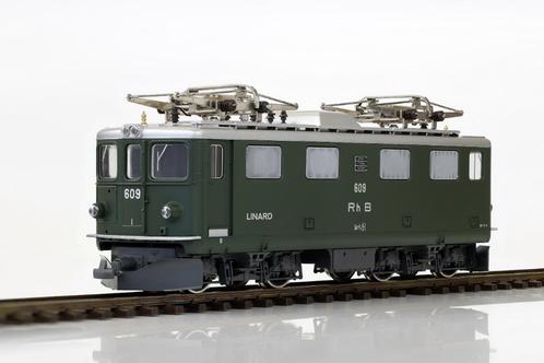 Nieuwe Bemo RhB E Lok Ge 4/4 I 609 "LINARD" (H0m), Hobby en Vrije tijd, Modeltreinen | H0, Nieuw, Locomotief, Gelijkstroom, Overige merken